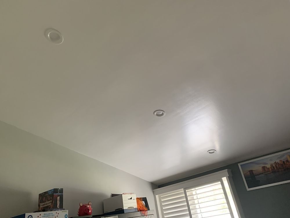 Recessed lighting installed by Kremin Electric in a Granada Hills home.